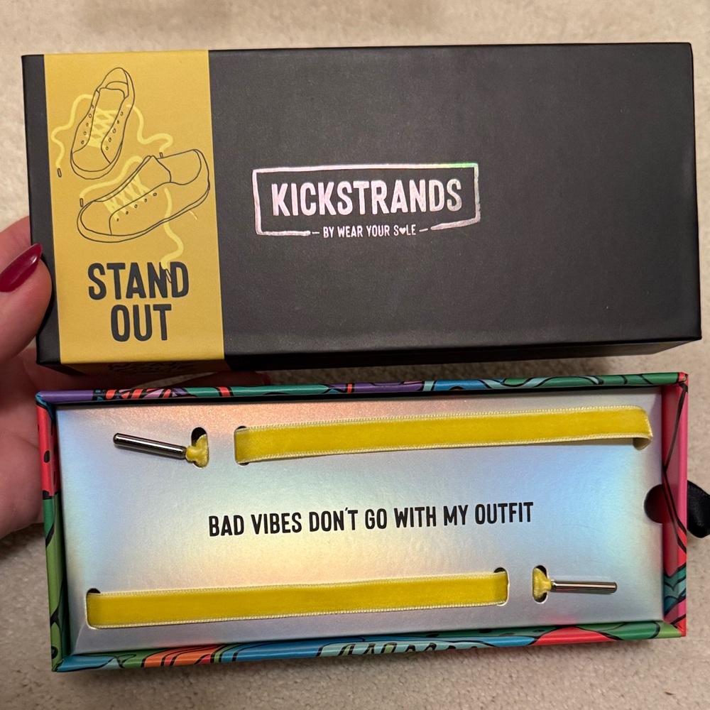 Kickstrands Yellow Shoelaces